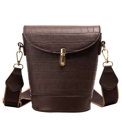 Crossbody Bags Wide Shoulder Strap Large Capacity Fashion Stone big women handbags bucket tote bags